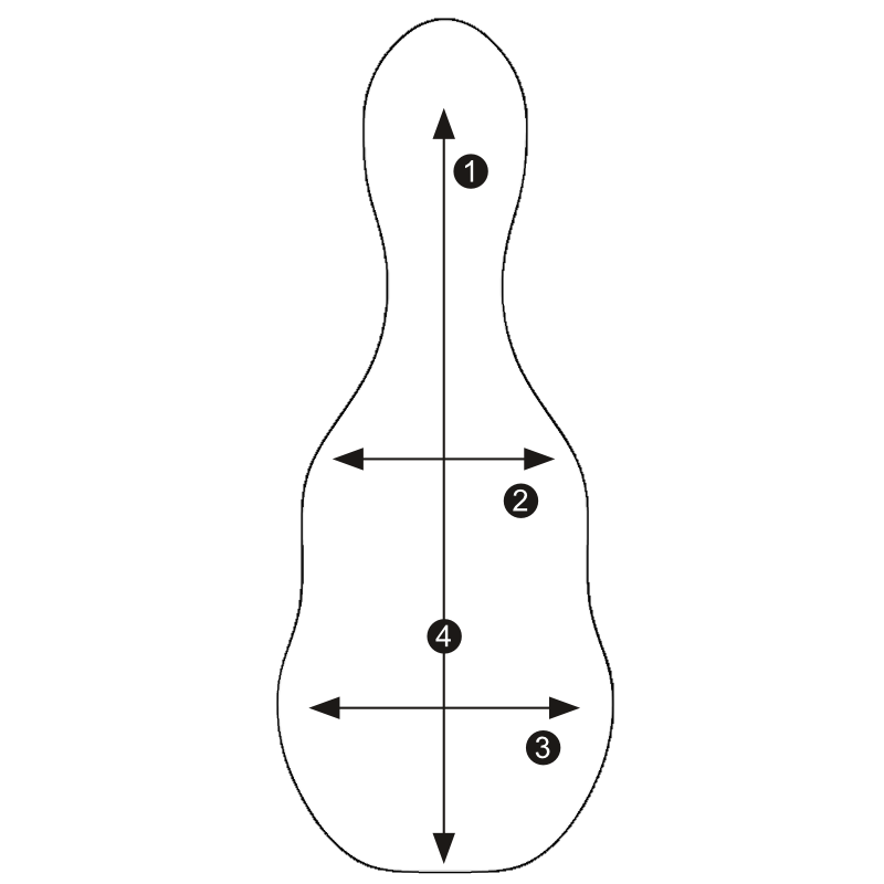 ACCORD double bass flightcase - inner dimensions