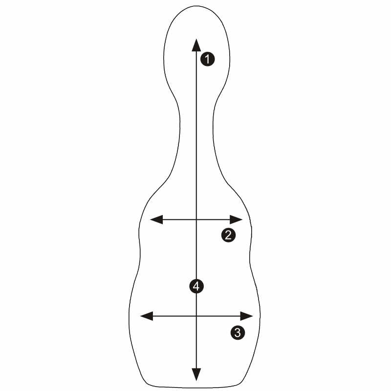 ACCORD viola da gamba case - internal dimensions