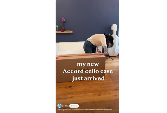 Unboxing - of an Accord cello case - Unboxing - of an Accord cello case