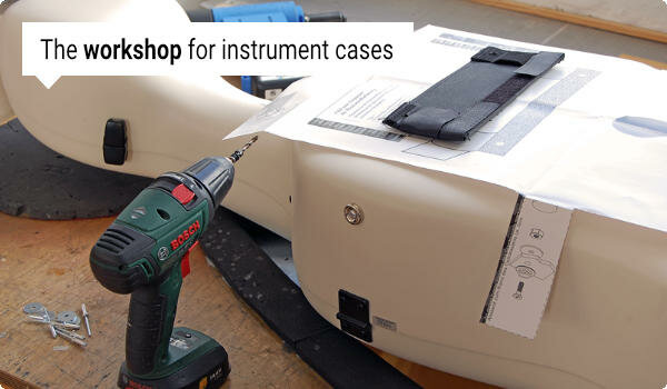 The workshop for instrument cases