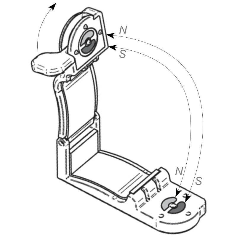 FIEDLER Magnetbogenhalter Zeichnung