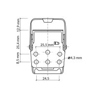 SUDHAUS case lock for ACCORD guitar case - assembly kit