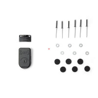 BAM latch for cello case black - assembly kit