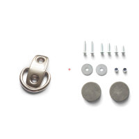 FIEDLER D-Ring vernickelt - Montageset