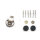 FIEDLER D-Ring vernickelt - Montageset