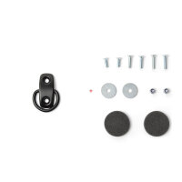 FIEDLER D-Ring schwarz - Montageset
