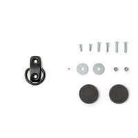 FIEDLER D-Ring schwarz - Montageset