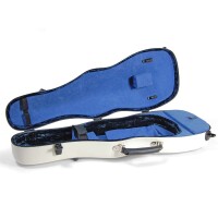ACCORD CASE Geigenkasten - Formetui / weiß / Samt blau