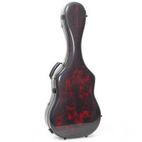 ACCORD CASE dreadnought western guitar - flight / green 3d / red velvet / granulated